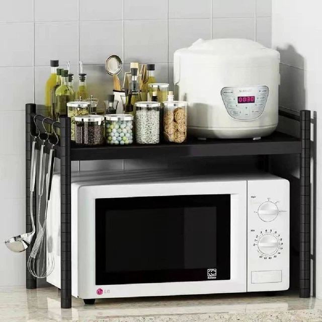 MICROWAVE OVEN RACK Toaster Shelf Heavy Duty Stand Kitchen Counter Top