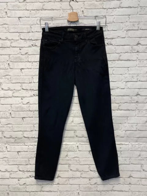 Guess Sexy Curve Jeans Women's Size 26 Black Denim Mid Rise Stretch Skinny