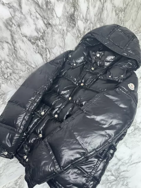 Moncler Brel Puffer Jacket Authentic Size 5 Fits XL Men’s Black Coat 3