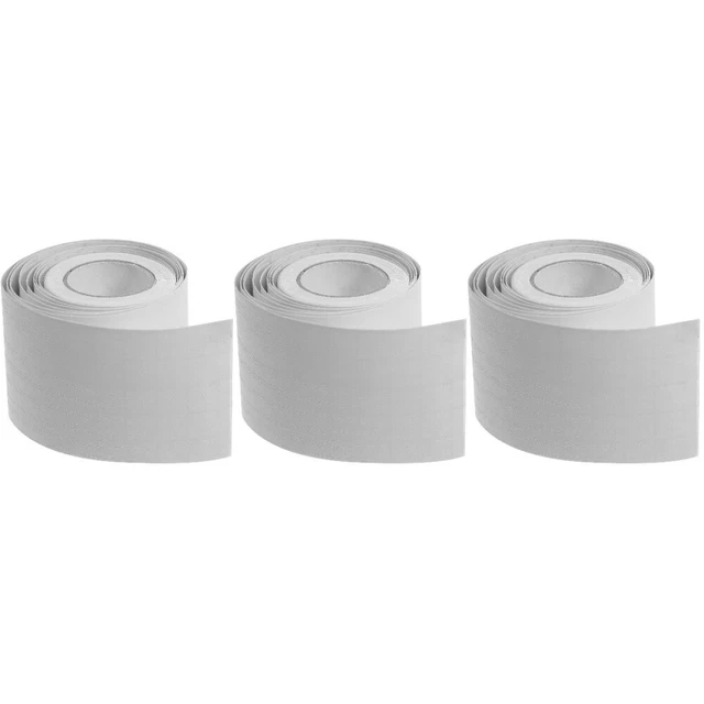 Set of 3 Selbstklebende Grundplatte Flexible Eckleiste Scheuerleiste Elastizität