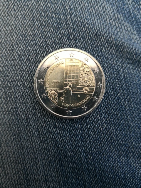 2 Euro Münze 50 Jahre Kniefall Von Warschau Verkaufen 2 EURO MÜNZE 50 jahre Kniefall von Warschau Fehlprägung EUR 500,00