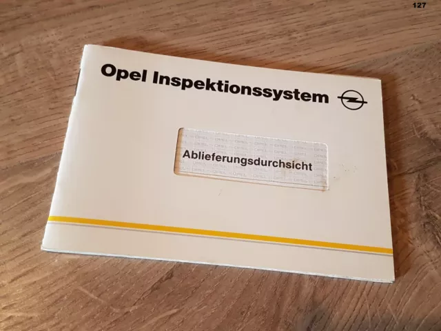 NUOVO libretto assegni Opel libretto di servizio 1992 Blanko Senator Omega Kadett Corsa Calibra