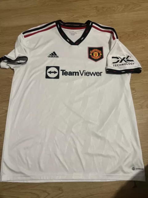 Genuine 2022/23 Manchester United Away Shirt Adidas Mufc