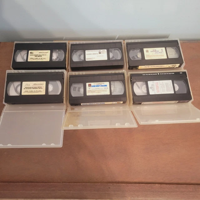 LOT OF 6 Vintage Vhs Tapes 15.00 PicClick