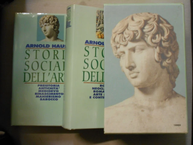 storia sociale dell'arte 2 volumi in cofanetto hauser arnold
