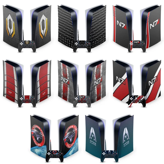 Ea Bioware Mass Effect Graphics Vinyl Skin For Sony Ps5 Disc Edition Bundle
