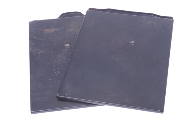 ✅ Juego De 2 Soportes De Placa De Vidrio Antiguo Sin Marca Para Cámara 9X12Cm