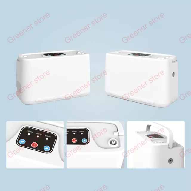 3L/min Portable Oxygen Air Flow 32.5% ± 3% Purifier Machine Battery Bag Car Trip 3