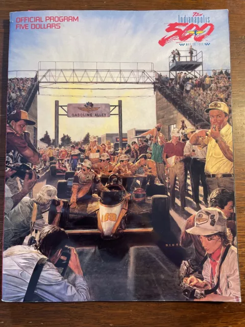 1989 INDIANAPOLIS MOTOR Speedway Indy 500 Race Program Emerson ...