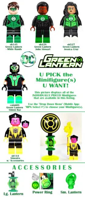 LEGO® U PICK DC Comics Super Heroes GREEN LANTERN CORPS Minifigures **NEW**