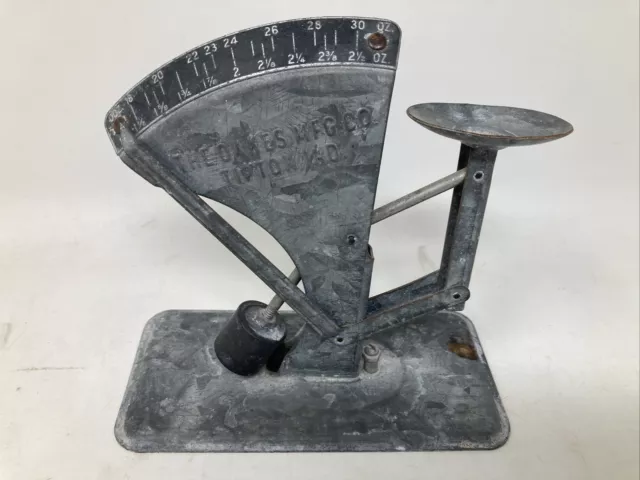 EGG SCALE Brower Mfg. Co Quincy, IL, Rustic Vintage Style REPRODUCTION.