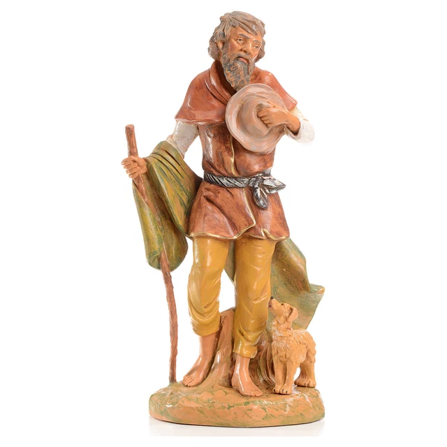 Bergère avec fruits crèche Fontanini 30 cm