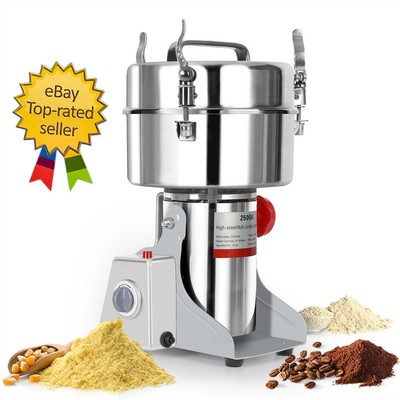 Upgrade 4000W Electric Grinder Dry Feed Flour Mill Cereals Grain Corn Wheat