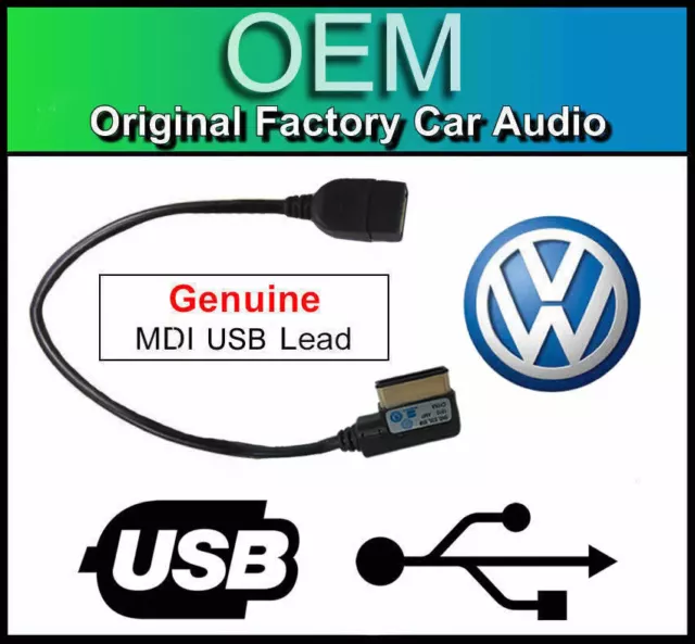 VW Rns 310 DAB Mdi USB Kabel, Media IN Interface Kabel Adapter