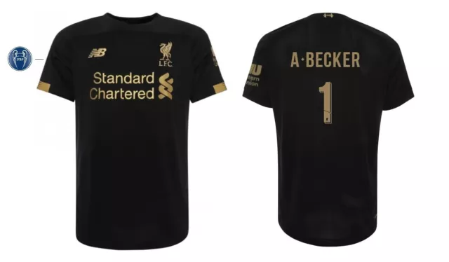 Trikot New Balance FC Liverpool 2019-2020 Home Torwart UCL I Alisson Becker 1