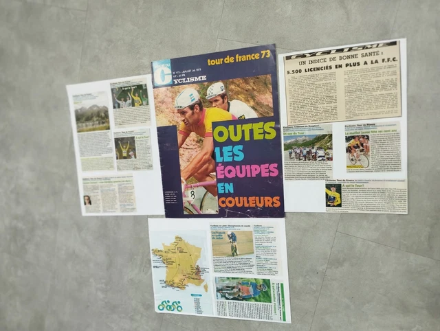 Miroir Du Cyclisme N°266 De 1979 – Tour De France 79 + Carte Géante Du Tour