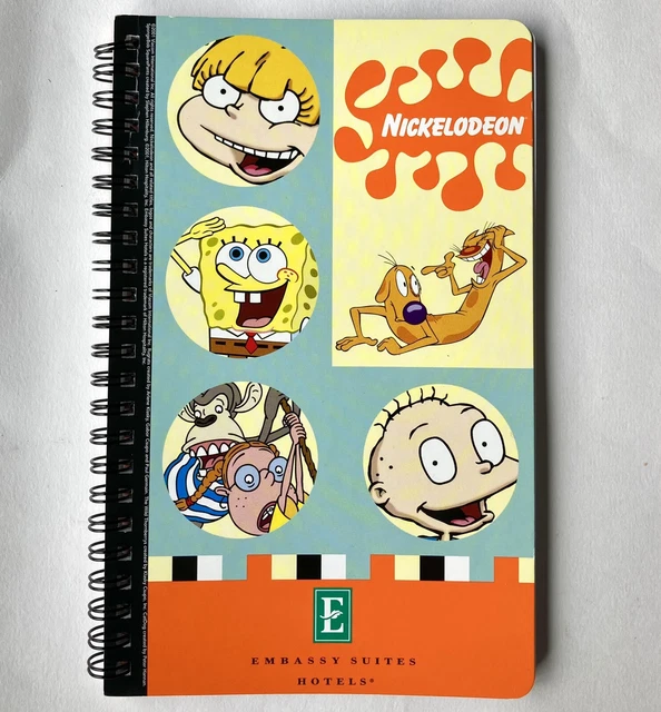 RARE 2001 NICKELODEON Embassy Suites Note Book Great Condition
