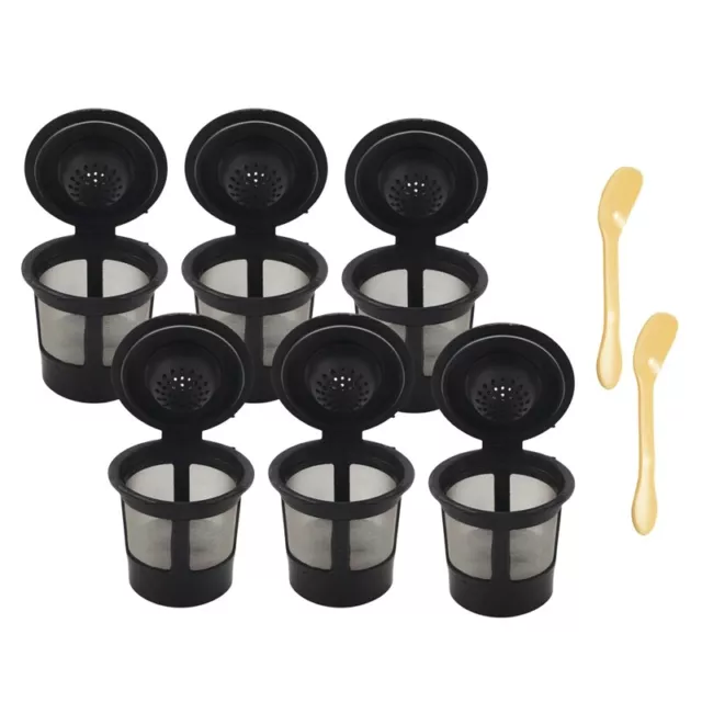 2X(Reusable K Cups for ,Universal Refillable Kcups Coffee for K- and K- Plus for