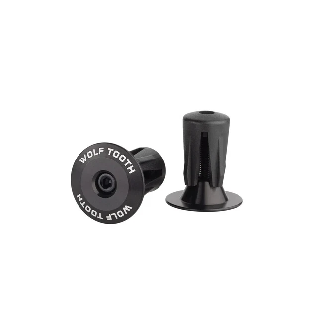 Wolf Tooth Alloy Bar End Plugs - Black