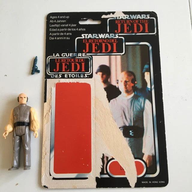 Lobot Tri Logo Cardback Complete Figure All Original Star Wars Vintage