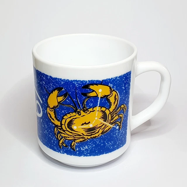Lot De Tasses/mugs Arcopal Vintage Signe Astrologique - Balance Et Capricorne - Occasion