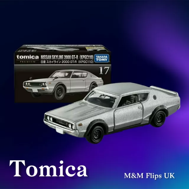 Takara Tomy Tomica Premium No. 17 Nissan Skyline GT-R (KPGC110) Diecast Car