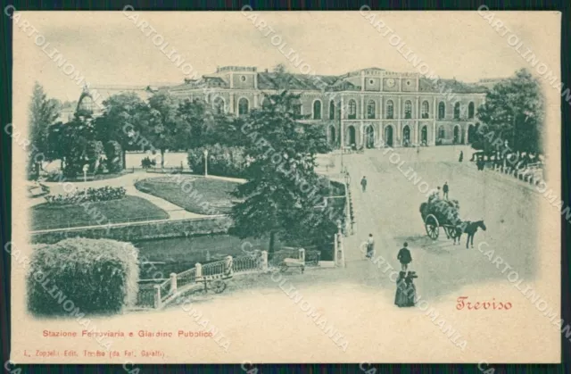 Treviso City Carriage Station Postcard VK1786