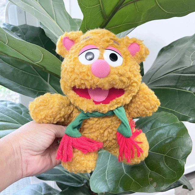 Vintage 1980s Henson Muppet Babies Baby Fozie Christmas Plush Stuffed Animal