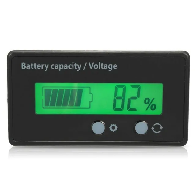 1x 24V 36V 48V Auto Car Lead-Acid Battery Status Voltage Voltmeter Monitor Mete 3