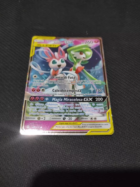 Carta Pokemon Gardevoir e Sylveon Gx, Brinquedo Pokemon Usado 62016912