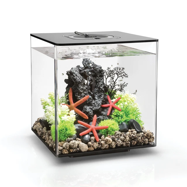 biOrb Cube 30 Aquarium with MCR Light, 8 Gallon, Black
