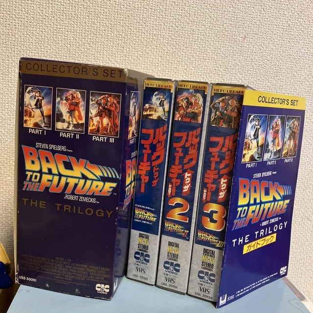 VHS BACK TO The Future Trilogy Box Volume 3 Set With Guidebook £71.21 ...