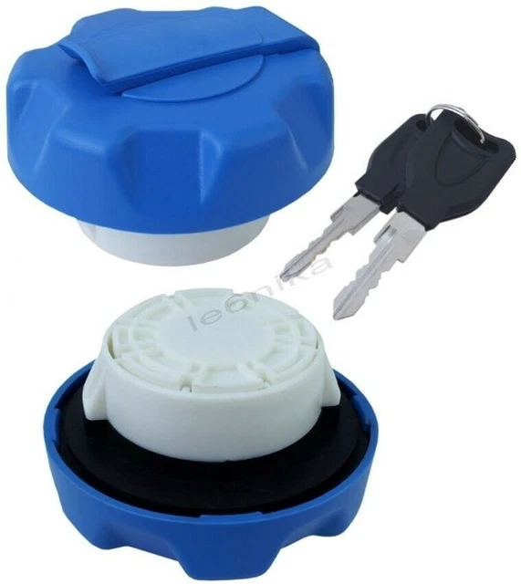 60mm AdBlue Fuel Tank Filler Cap fits for VOLVO RENAULT RVI Trucks Lorry 2 keys