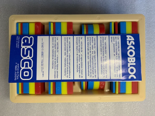 Boîte Vintage Ascobloc Ideal - Jeu De Création Asco 78 Juziers, Jeu Ancien Collector