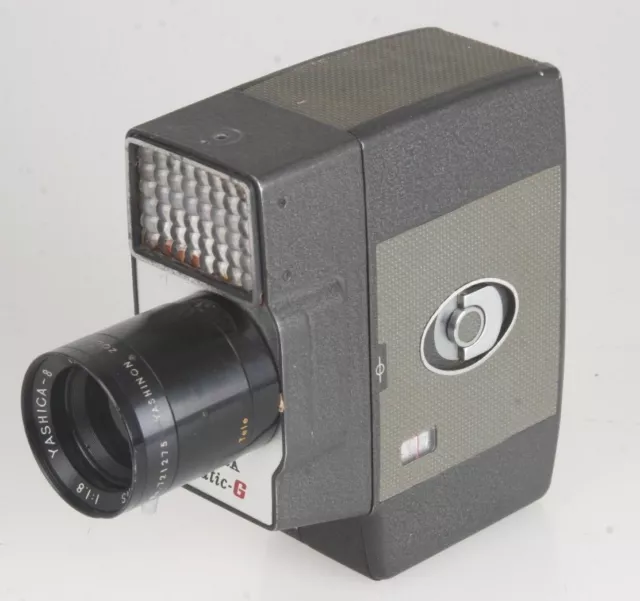 Yashica Umatic G 8mm Filmkamera mit 1,8 Yashica 8 Reflex Zoom Lens #UG2103224