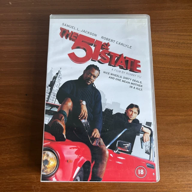 The 51st State: VHS Video Big Box Ex Rental Samuel L. Jackson Robert Carlyle