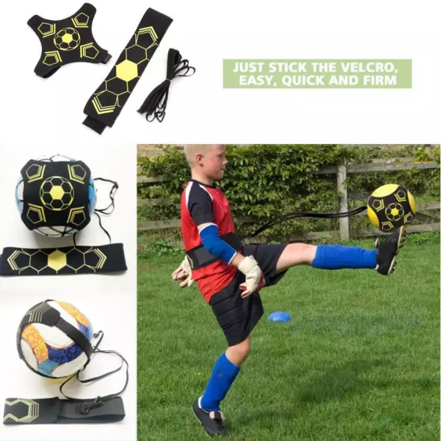 Adjustable Football Kick Trainer Soccer Ball Training Equipment Practice Belt