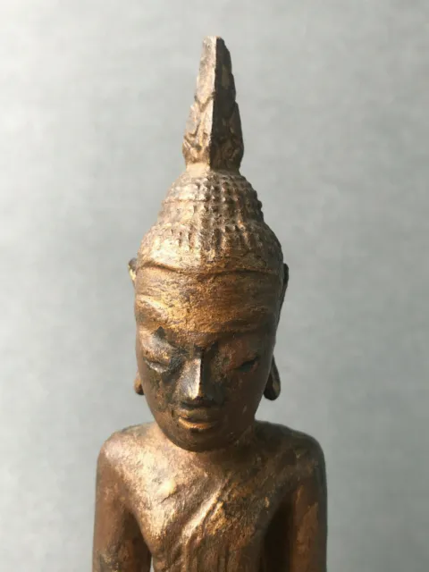 Wooden Buddha figure Thailand 18th Century A.D. - Original Thai