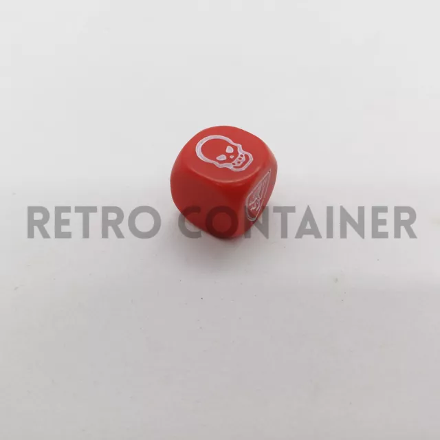 MB BATTLE MASTERS HeroQuest Games Workshop - 1x Dado Rosso - Red Dice Original