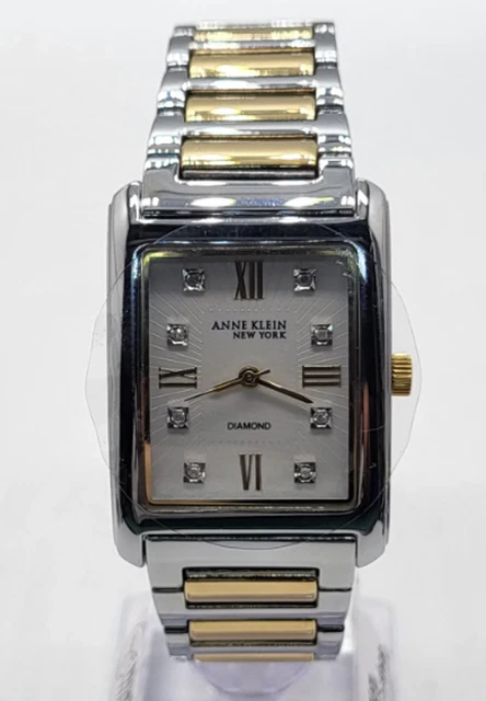 ANNE KLEIN NEW York Gold Tone Cage Cuff Watch Swiss 732S/2  display picture 2