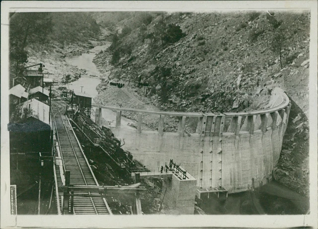 Pilot dam for hydro-power generation - Vintage Photograph 3300750