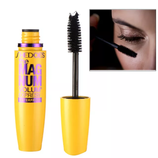 Léopard Cil Extension Mascara Maquillage Volome Boucle Imperméable Noir