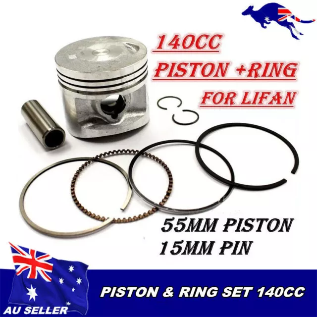 GENUINE LIFAN 140CC 55mm CYLINDER PISTON RING Atomik Thumpstar Dirt Pit bike ATV