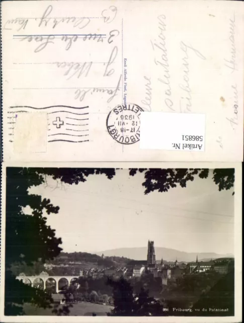 586851,Freiburg im Üechtland Fribourg vu du Palatinat Switzerland
