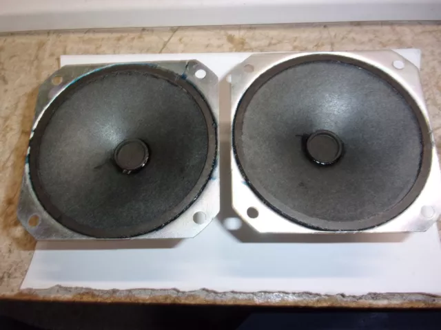 2 Vintage Rca 3 1/2" Alnico Tweeters