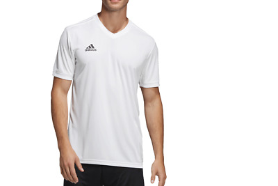 Adidas Tabela 18 Jersey Bambini Bianco Calcio Sport Ragazzi T-Shirt CE8919