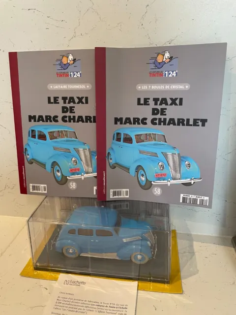 Voiture de collection Tintin, le taxi bleu de Moulinsart Nº37 1/24 (2020)