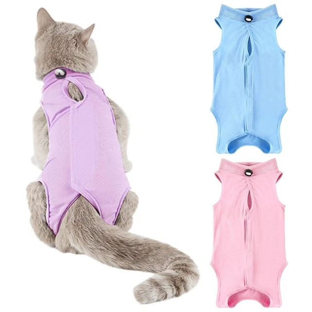 ANTI-LICKING KITTEN RECOVERY Clothes Cat Sterilization Suit For Pet $15