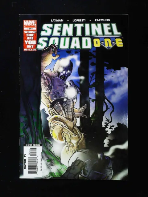 Sentinel Squad One #3  Marvel Comics 2006 Nm-