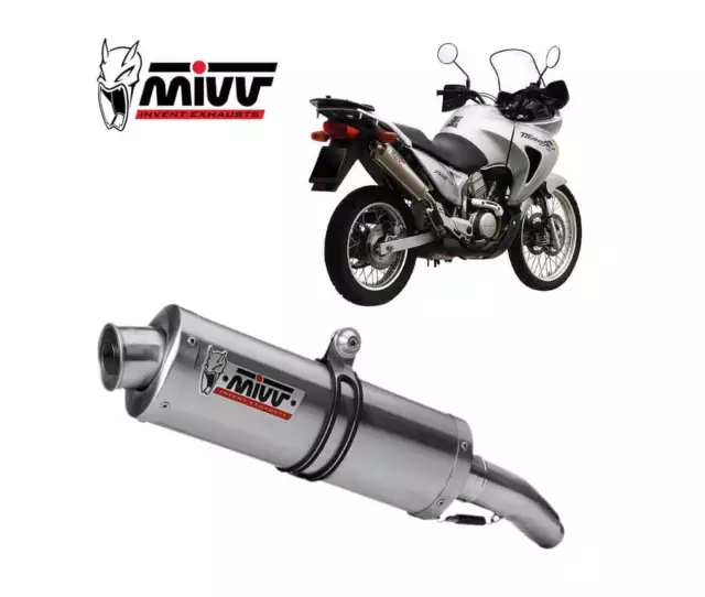 Honda Xlv 650 Transalp-00/04- Silencieux Mivv Ovale Inox / H.023.Lx1